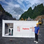 Trạm nhiên liệu di động Trạm nạp di động Kết cấu thép Nhà máy phân phối Thiết bị dịch vụ xăng dầu